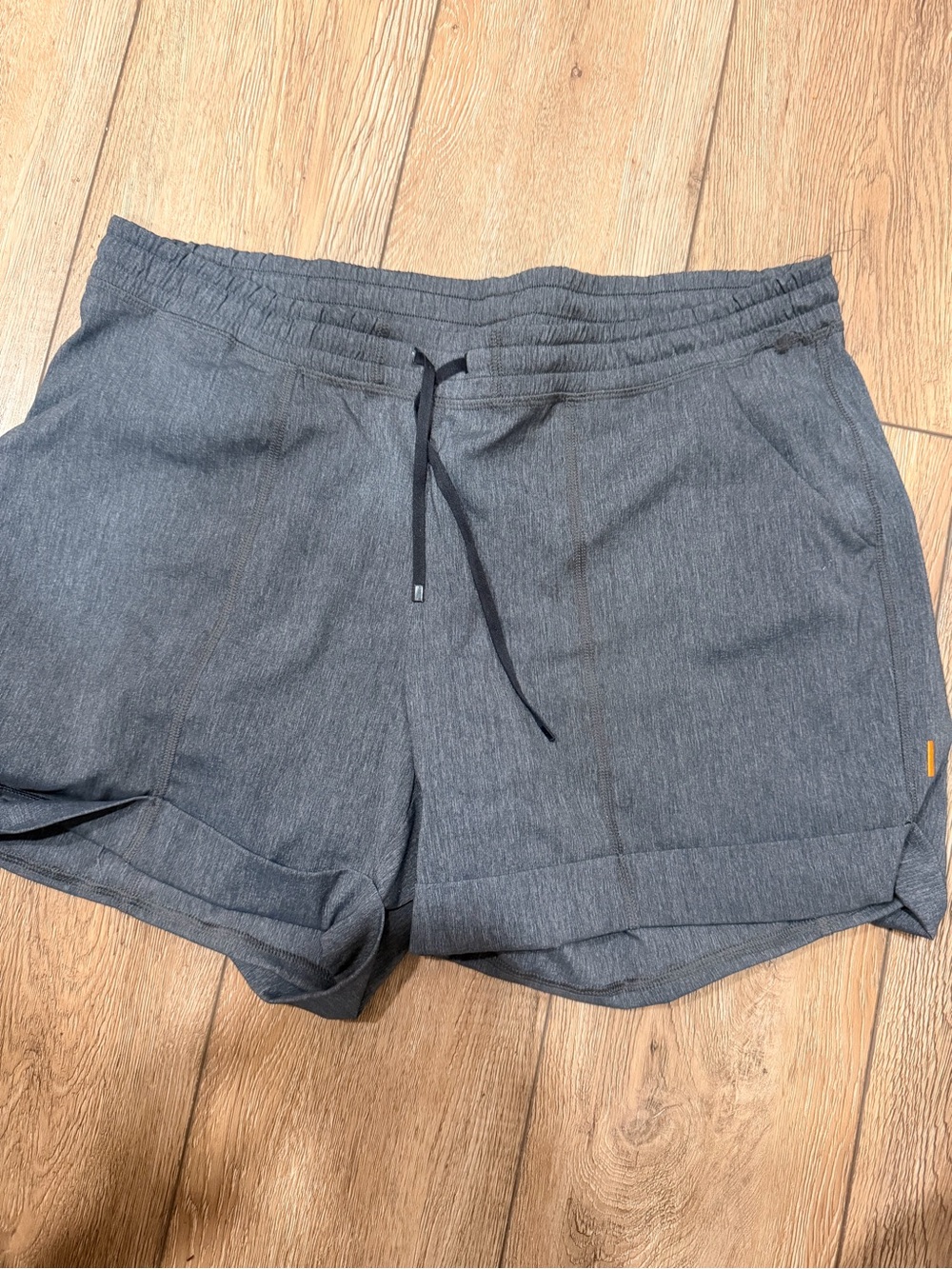 Lucy Charcoal Athletic Drawstring Shorts